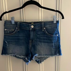 7 for all mankind denim shorts